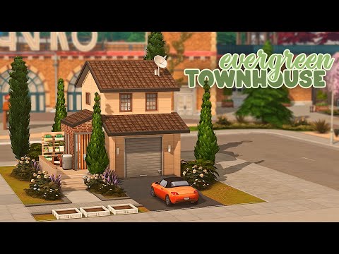 Cozy Evergreen Townhouse 🤎 | The Sims 4 Speed Build