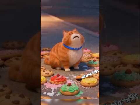 Cat's Cookie MISHAP! What Happened Next #shorts #funny #cat #cute #animals #comedy #cartoon