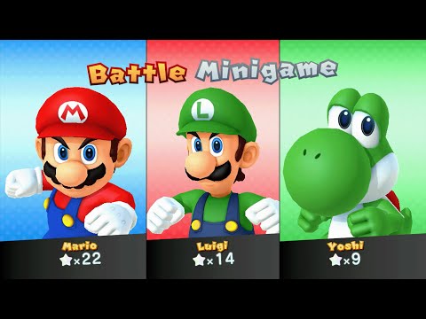 Mario Party 10 - Mario vs Luigi vs Yoshi - Mushroom Park