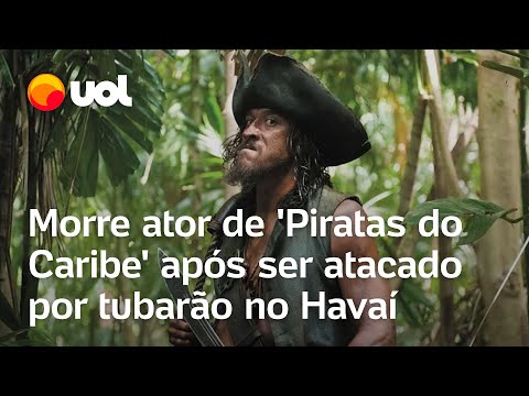 Ator de 'Piratas do Caribe' morre após ataque de tubarão no Havaí; veja trajetória de Tamayo Perry