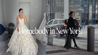 Homebody in New York | My chaotic week of bridal dress shopping, New York Fashion Week, comfort food