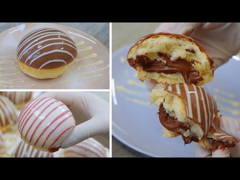 طريقتي المعتمده لعمل دوناتس بالفرن وبدون فرن جلبت ملايين المشاهده بطريقه سهله بدون تعقيد! Donuts