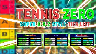 Roblox Tennis Zero: Style Tier List | Void’s Teleport vs. Mastermind’s Mishap!