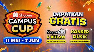 Shopee Campus Cup Telah Hadir! Khusus Untuk Mahasiwa Mulai 11 Mei - 7 Juni