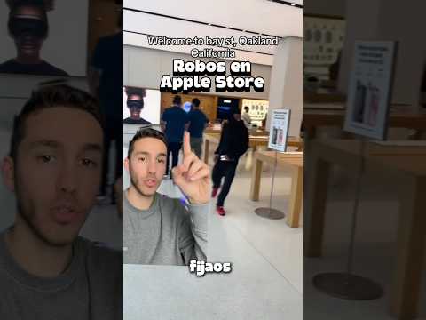 Roban en una Apple Store y los empleados NO HACEN NADA… ¿Por qué? ✊