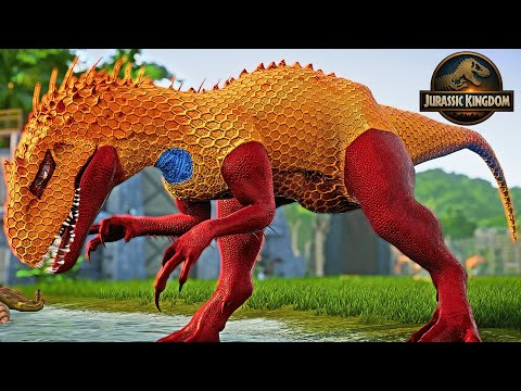 Ironman I-Rex Vs Spiderman & T-Rex – Epic Dinosaur Battle in Jurassic World Evolution!