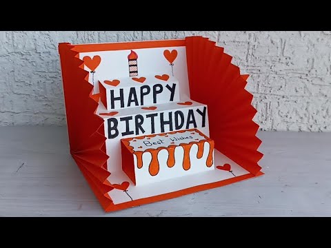 DIY - Happy Birthday Card | Greetings Card | Anniversary Card