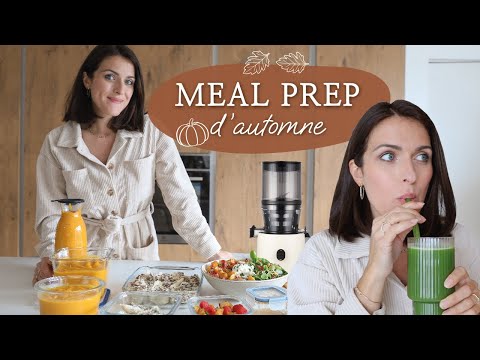 RETOUR DE COURSES + MEAL PREP - 5 recettes d'automne