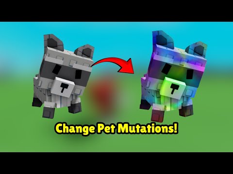 How To Change Mutations In Pets In Grow A Garden (Get Rainbow Mutation)