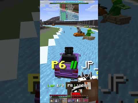 Forza Horizon trend in Minecraft! Second to LAST to THIRD! #forzahorizon5 #minecraft #iceboatracing