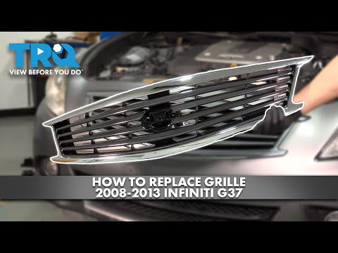 How to Replace Grille 2008-2013 Infiniti G37