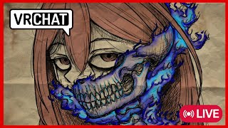 【VRCHAT】 Spoopy World Hopping  ~! 💄💀🐙🗿🎼👧🐱
