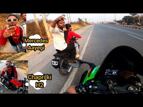 Chapri  H2 Leke Aa Gye Race Karne 😡 Zx10r vs Chapri boys