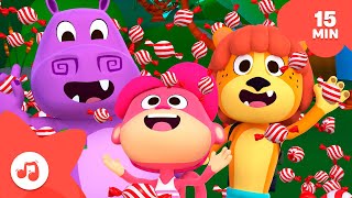 De Volta à Diversão! 🎒 Aventuras no Colégio🦁 Compilação Infantil (15min) | Canções do Zoo
