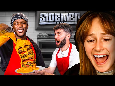 Freya Reacts to SIDEMEN 100,000 CALORIE COOK OFF