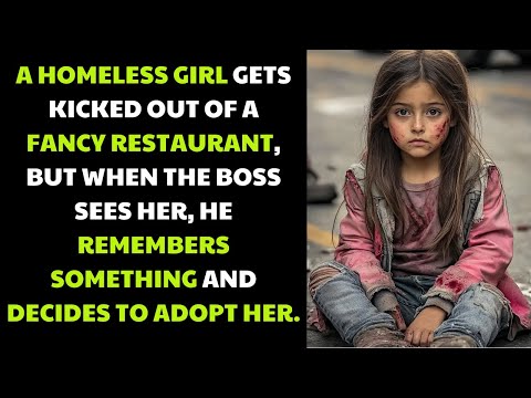 A homeless girl was kicked out of a luxury restaurant, but when the boss saw her, he remembered...