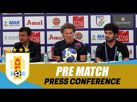 🔴 Uruguay vs India Pre-Match Press Conference | Diego Forlán on India, Blue Tigers &amp; Uruguay’s Plans