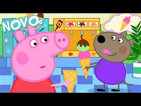 Peppa Pig Português Brasil 🍦 Fábrica de Sorvetes 🍫 NOVO Contos da Peppa Pig