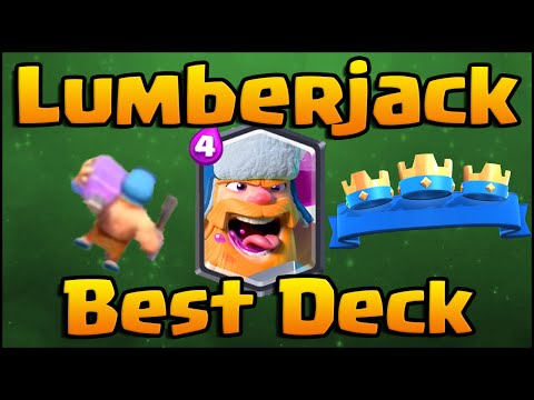 Clash Royale - Best Lumberjack Deck and Strategy Featuring Balloon!