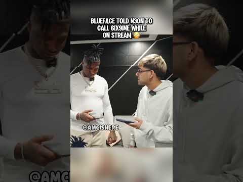 Blueface told N3on to call 6ix9ine while on stream #n3on #n3onclips #blueface #6ix9ine