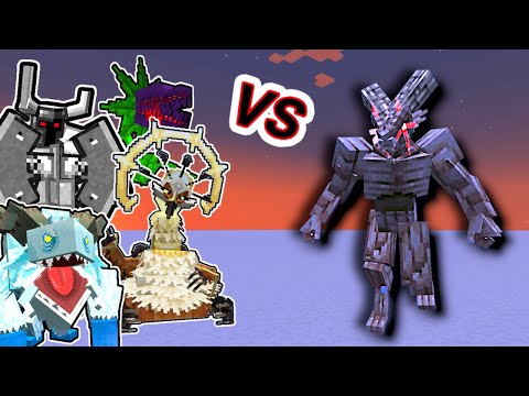 Nehemoth Vs. Mowzie's Mobs - Minecraft Mob Battle