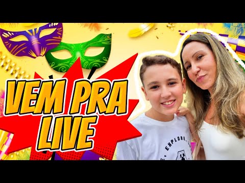 🔴VEM PRA LIVE de CARNAVAL 🤣 🎭 #shorts #live #Carnaval #gameplay