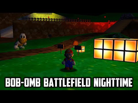 ⭐ Super Mario 64 - Bob-omb Battlefield Nighttime