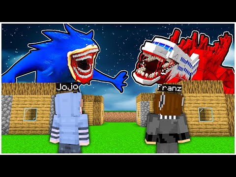 INFECTED SKY VS SHIN SONIC ADU KEKUATAN DI MINECRAFT! SIAPA YANG TERKUAT?