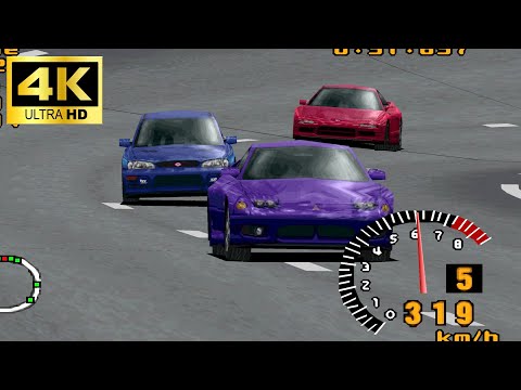 PS1【グランツーリスモ】を4Kで蘇らせてみた!!　GC8インプレッサType-Rで400km/h超えた!!! テストコースで優勝できるか!? メガスピードカップ MEGA SPEED CUP #27