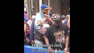 KAT & MAMDANI VIBING #knicks #newyork #dominicanrepublic #kat