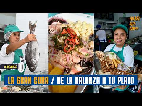 🐟 ¿Una cebichería donde TÚ eliges tu pescado y te lo pesan? Así es La Gran Cura en Surquillo