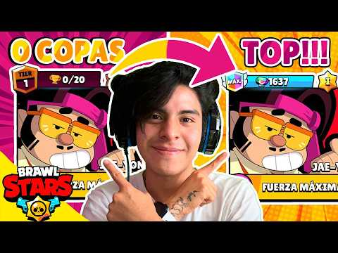 🎤🌟 ¡¡JAE DESDE 0 COPAS HASTA EL TOP!! 🌟🎤 ByWilixs 🔵 #brawlstars #bywilixs #supercell
