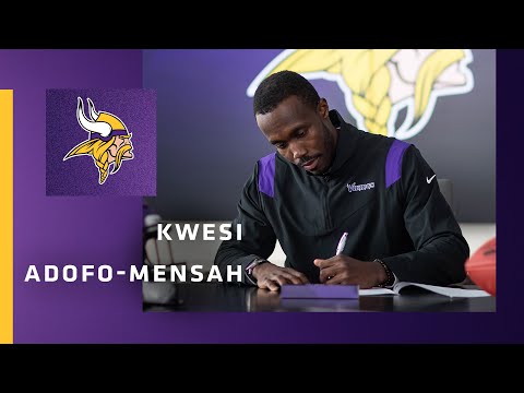 Minnesota Vikings GM Kwesi Adofo-Mensah Signs Contract video clip