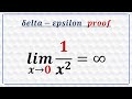 Delta Epsilon Proof and Limits
