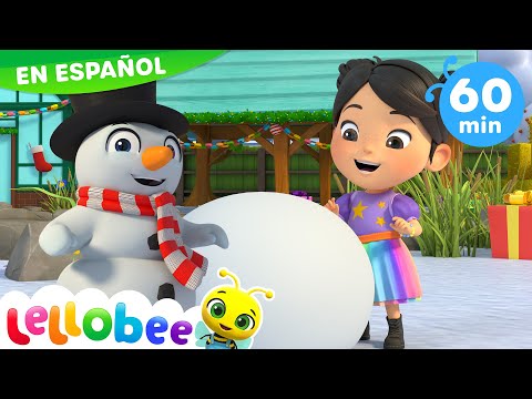 Hacemos un mono de nieve ☃️ | Canciones Infantiles🎵| Juega y aprende | Moonbug Español | Lellobee