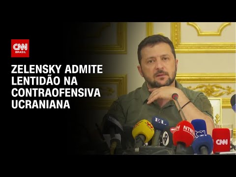 Zelensky admite lentidão na contraofensiva ucraniana | CNN PRIME TIME