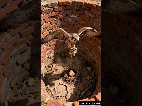 The eagle stole the peacock's baby😭#ai #eagle #peacock