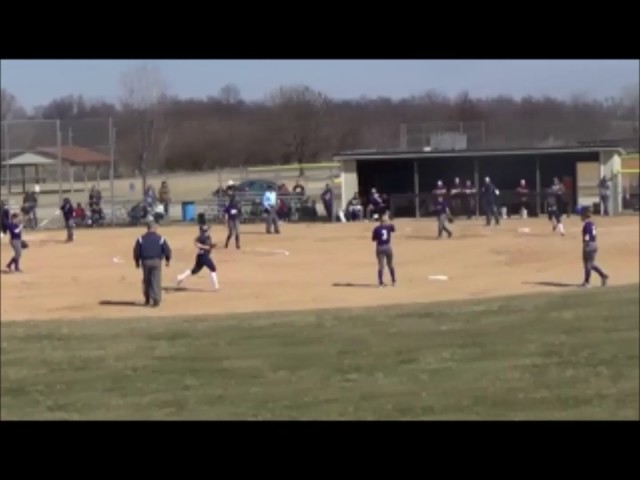 Shaena Robinson home run (3/20/2017)