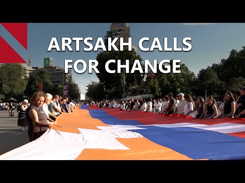 Yerevan protest calls for urgent action for Artsakh Armenians