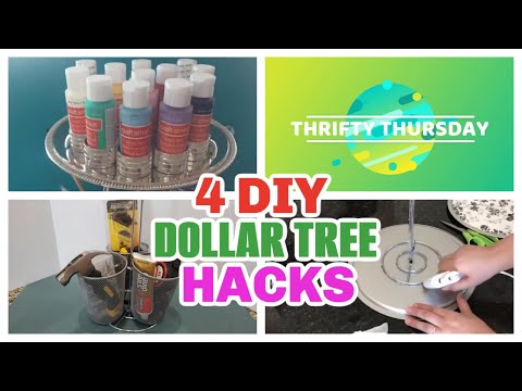 4 DIY DOLLAR TREE PAPER TOWEL HOLDER HACKS