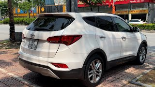 Xe Cũ 7 Chỗ Máy Dầu Rẻ Hyundai Santafe 4WD 2017 Chạy 64 000 Km
