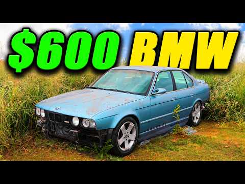 BRINGING MY $600 ABANDONED BMW BACK TO LIFE!