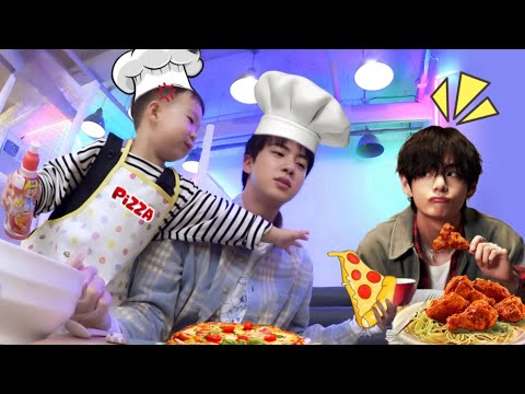 Jin cooking with Cute Chef 🧑‍🍳  / part-2