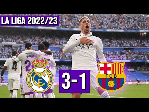 TRIUNFAZO DE REAL MADRID ANTE BARCELONA 3 A 1 - POR SECTA DEPORTIVA - FECHA 9 LA LIGA ESPAÑOLA 2022