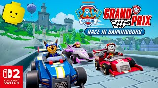 PAW Patrol Grand Prix Full DLC: Race in Barkingburg | US | Nintendo Switch 2 Gameplay