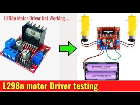 How to test L298n motor Driver without Arduino || L298n motor driver connection not working