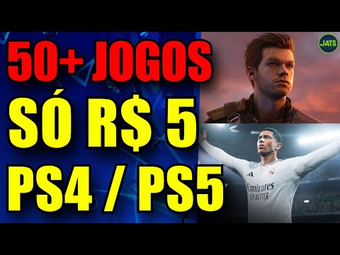 CORRE !! PROMOÇÃO MAIS DE 50 JOGOS SÓ 5 REAIS NO PS4 E PS5 NO PRIMEIRO MÊS !!!