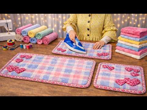 Great Job! No One Believes These Rugs Are Made From Old Towels!