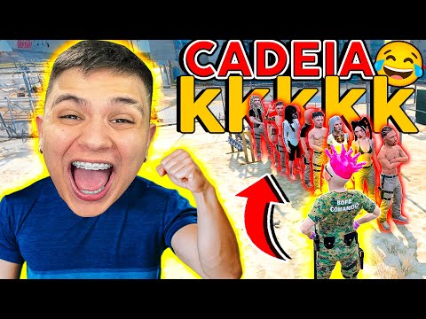 PRENDI TODO MUNDO na PRISÃO 😱 GTA RP (Paulinho o LOKO)