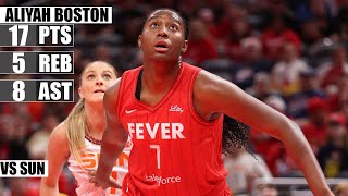Aliyah Boston (17 PTS / 5 REB / 8 AST) vs Connecticut Sun [5/30/25]